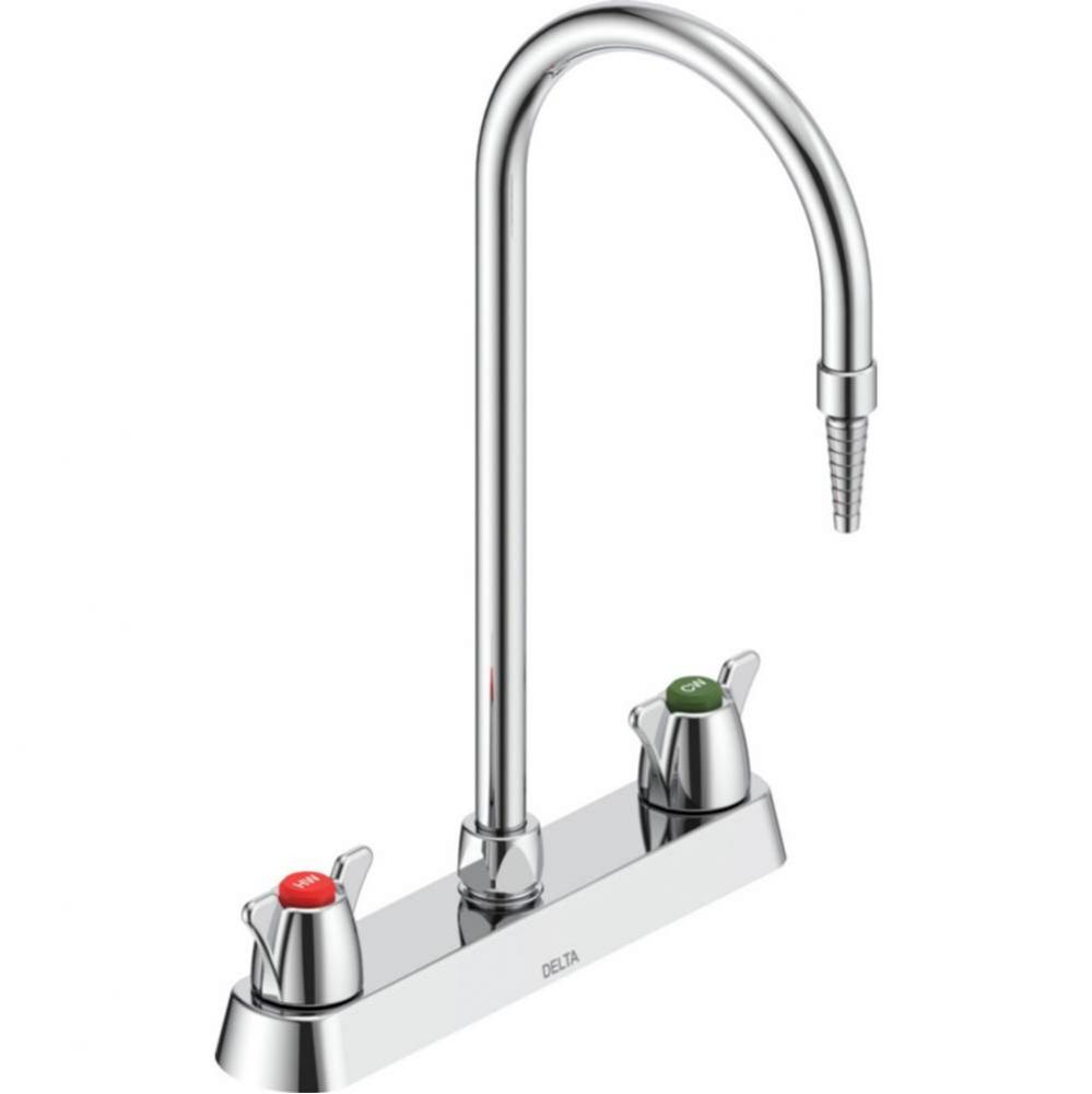 Commercial W67 Series Mixing Faucet: Two Handle 8&apos;&apos; Deck Mount Laboratory Mixing Faucet