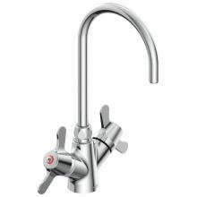 Delta Commercial 25C3877 - Commercial 25C3: Two Handle Single Shank Mixing Faucet