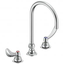 Delta Commercial 27C2974 - Commercial 27C1 / 27C2: Two Handle 8'' Below Deck Mount Faucet