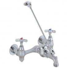 Delta Commercial 28T9 - Commercial 28C / T9: Two Handle 8'' Wall Mount Service Sink Faucet