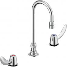 Delta Commercial 23C632 - Commercial 23C6: Two Handle Widespread Bathroom Faucet with Gooseneck Spout - Less Pop-Up