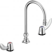 Delta Commercial 23C642-R4 - Commercial 23C6: Two Handle Widespread Bathroom Faucet with Gooseneck Spout - Less Pop-Up