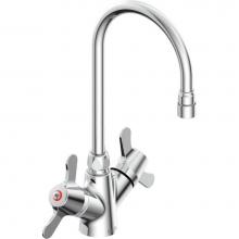 Delta Commercial 25C3947 - Commercial 25C3: Two Handle Single Shank Mixing Faucet