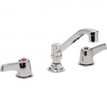 Delta Commercial 27C2123 - Commercial 27C1 / 27C2: Two Handle 8'' Below Deck Mount Faucet