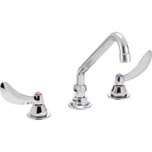 Delta Commercial 27C2224 - Commercial 27C1 / 27C2: Two Handle 8'' Below Deck Mount Faucet