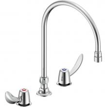 Delta Commercial 27C2922-R7 - Commercial 27C1 / 27C2: Two Handle 8'' Below Deck Mount Faucet