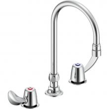 Delta Commercial 27C2932 - Commercial 27C1 / 27C2: Two Handle 8'' Below Deck Mount Faucet