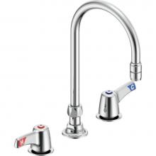 Delta Commercial 27C2943-LS-TI - Commercial 27C1 / 27C2: Two Handle Deck-Mount Faucet