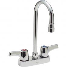 Delta Commercial 27C4833 - Commercial 27C4 / 27C5 / 27C6: Two Handle 4'' Deck Mount Faucet