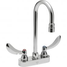 Delta Commercial 27C4844 - Commercial 27C4 / 27C5 / 27C6: Two Handle 4'' Deck Mount Faucet