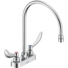 Delta Commercial 27C4924-R7 - Commercial 27C4 / 27C5 / 27C6: Two Handle 4'' Deck Mount Faucet