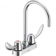 Delta Commercial 27C4972 - Commercial 27C4 / 27C5 / 27C6: Two Handle 4'' Deck Mount Faucet