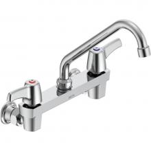 Delta Commercial 28C4233 - Commercial 28C3 / 28C4 / 28C6: Two Handle 8'' Wall Mount Service Sink Faucet