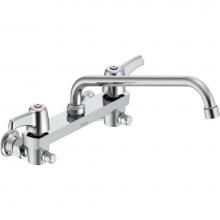 Delta Commercial 28C6433 - Commercial 28C3 / 28C4 / 28C6: Two Handle 8'' Wall Mount Service Sink Faucet