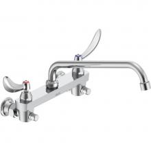 Delta Commercial 28C6444 - Commercial 28C3 / 28C4 / 28C6: Two Handle 8'' Wall Mount Service Sink Faucet