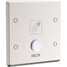 Delta Commercial 860T106 - Commercial 860T: Electronic Shower Trim with Push Button Activator- Hardwire