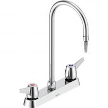 Delta Commercial W6740-C - Commercial W67 Series Mixing Faucet: Deck Mount Faucet