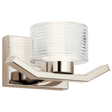 Kichler 44349PNLED - Lasus™ 1 Light LED Wall Sconce Polished Nickel