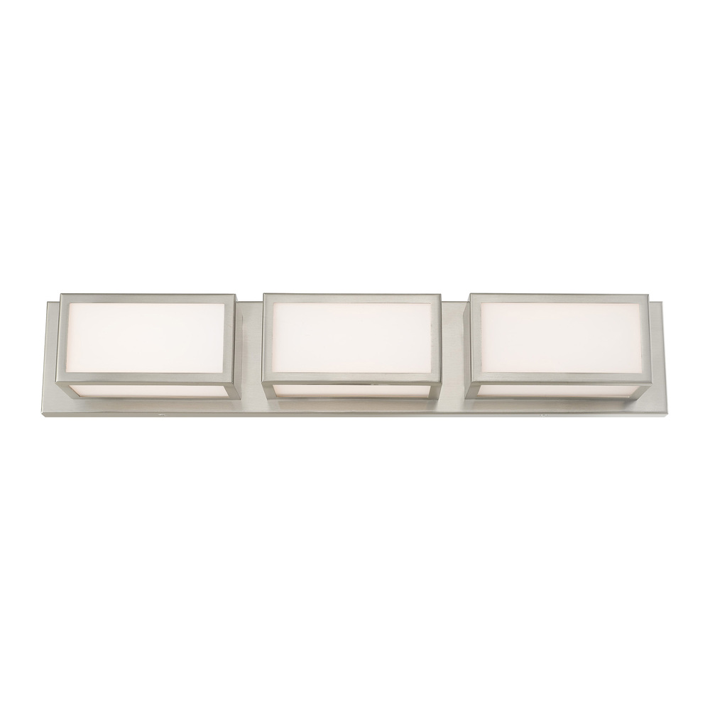 3 Lt Brushed Nickel ADA Bath Vanity