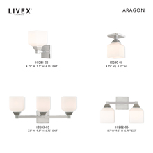 Livex Lighting 10280-05 - 1 Lt Polished Chrome Ceiling Mount