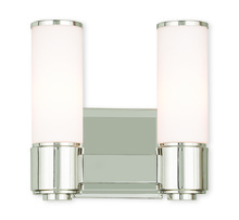  52102-35 - 2 Light PN Wall Sconce/ Bath Light