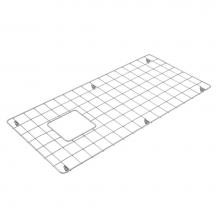 BOCCHI 2300 0005 - Stainless Steel Sink Grid for 36 in. 1354/1355/1505 Farmhouse Apron Front Fireclay Single Bowl Kit