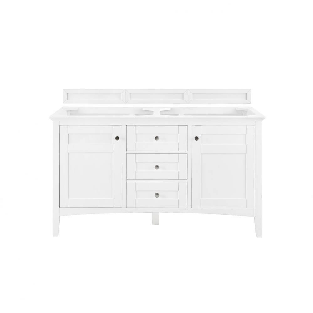 Palisades 60&apos;&apos; Double Vanity, Bright White