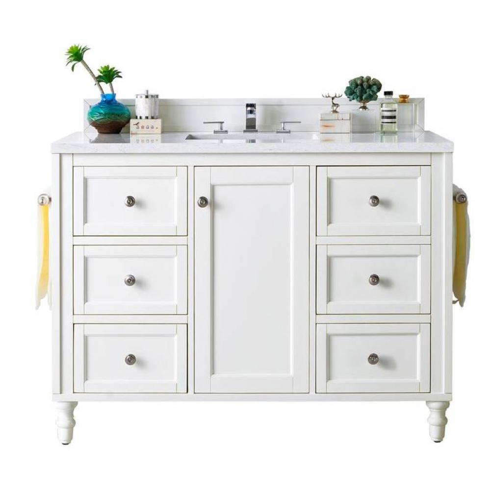 Copper Cove Encore 48&apos;&apos; Single Vanity, Bright White