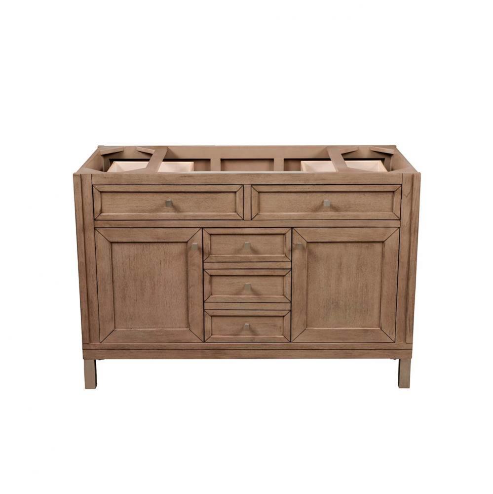 Chicago 48&apos;&apos; Single Vanity Cabinet, Whitewashed Walnut