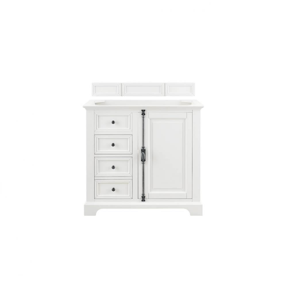 Providence 36&apos;&apos; Single Vanity Cabinet, Bright White