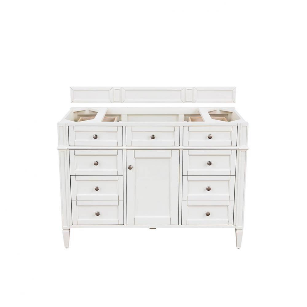 Brittany 48&apos;&apos; Single Vanity in Bright White