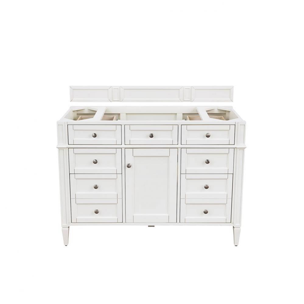 Brittany 48&apos;&apos; Bright White Single Vanity