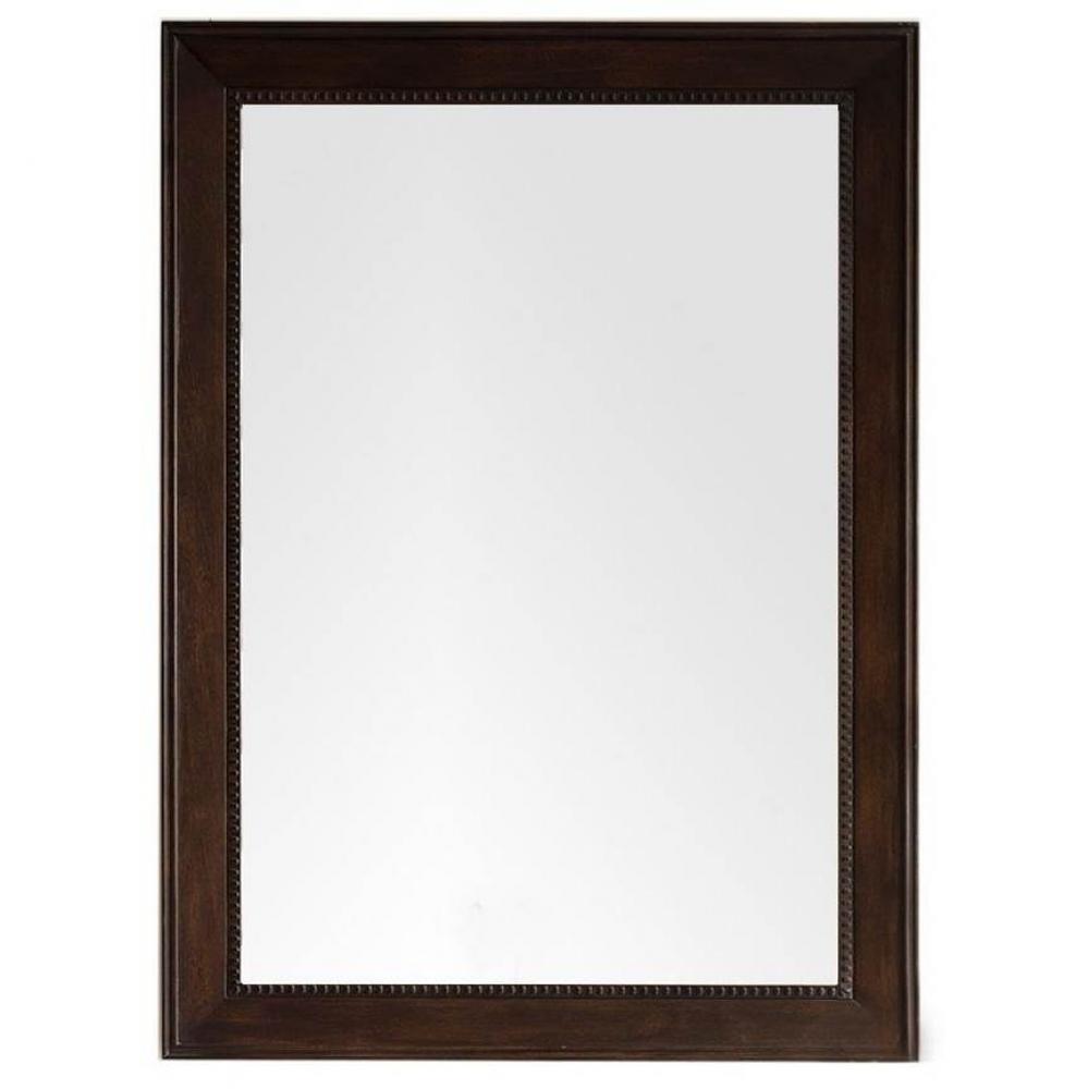 Bristol 29&apos;&apos; Rectangular Mirror, Burnished Mahogany