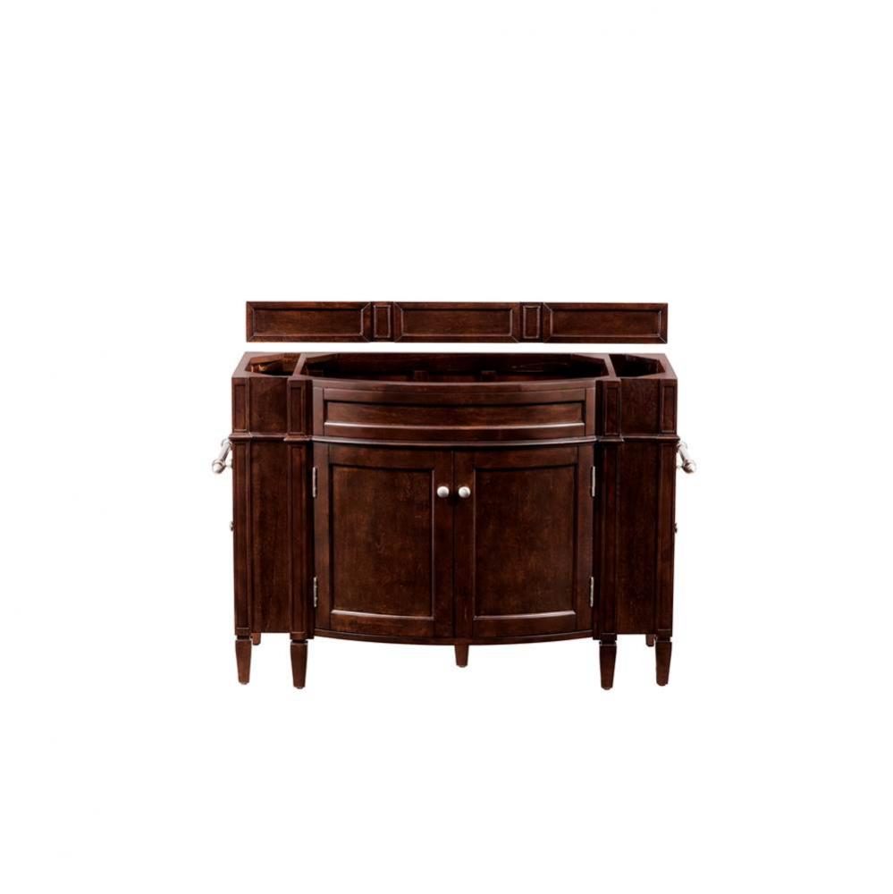 Brittany 46&apos; Single Vanity, Burnished Mahogany