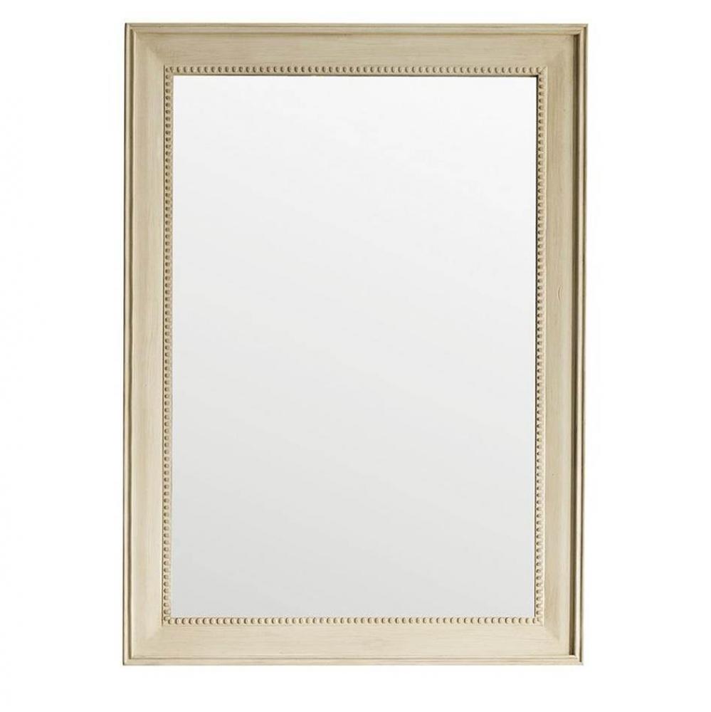 Bristol 29&apos;&apos; Rectangular Mirror, Vintage Vanilla