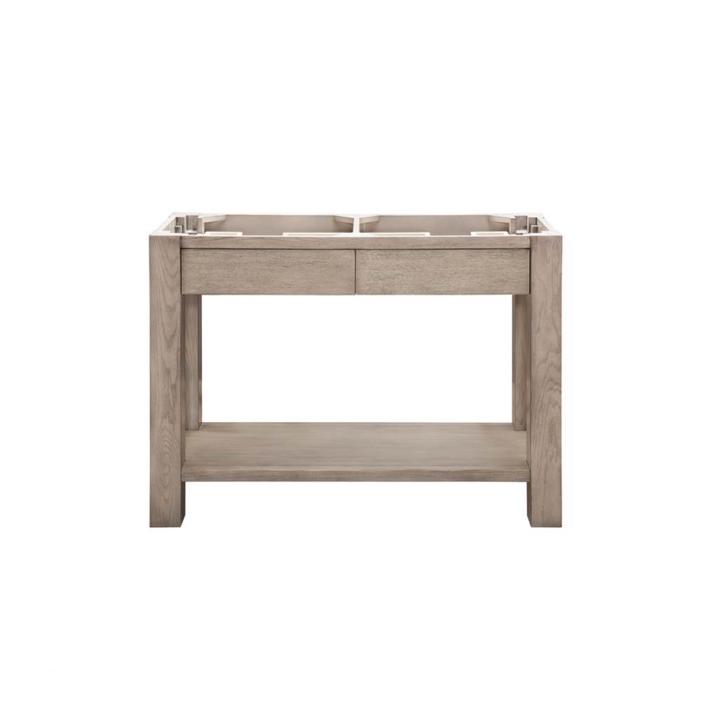 Brooklyn 47&apos;&apos; Wooden Sink Console, Platinum Ash