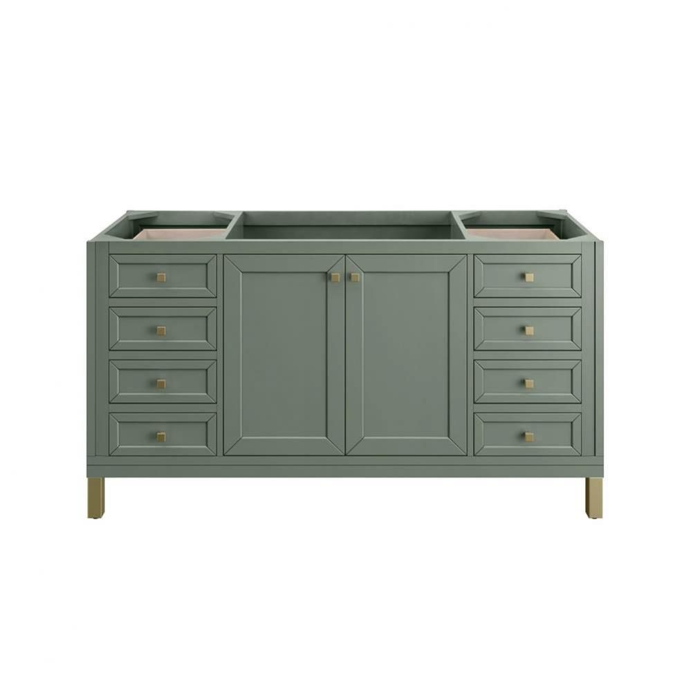 Chicago 60&apos;&apos; Single Vanity Cabinet, Smokey Celadon