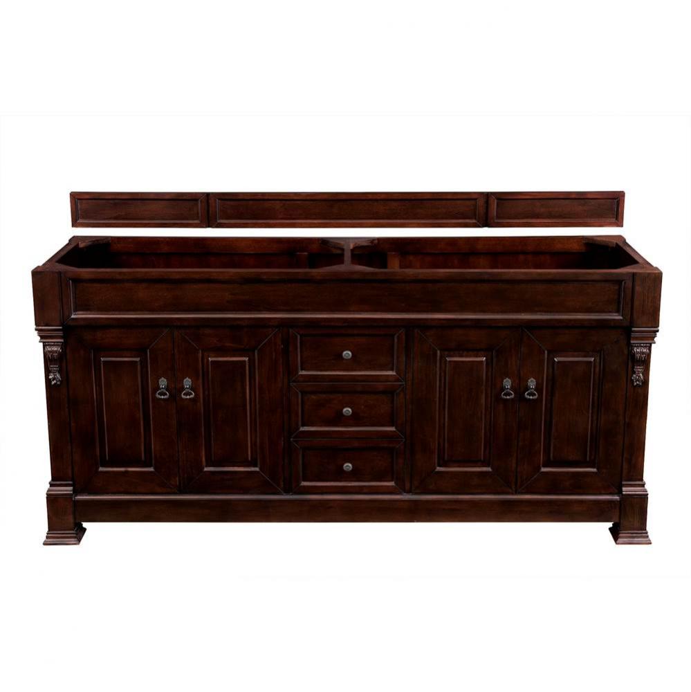 Brookfield 72&apos;&apos; Burnished Mahogany Double Vanity