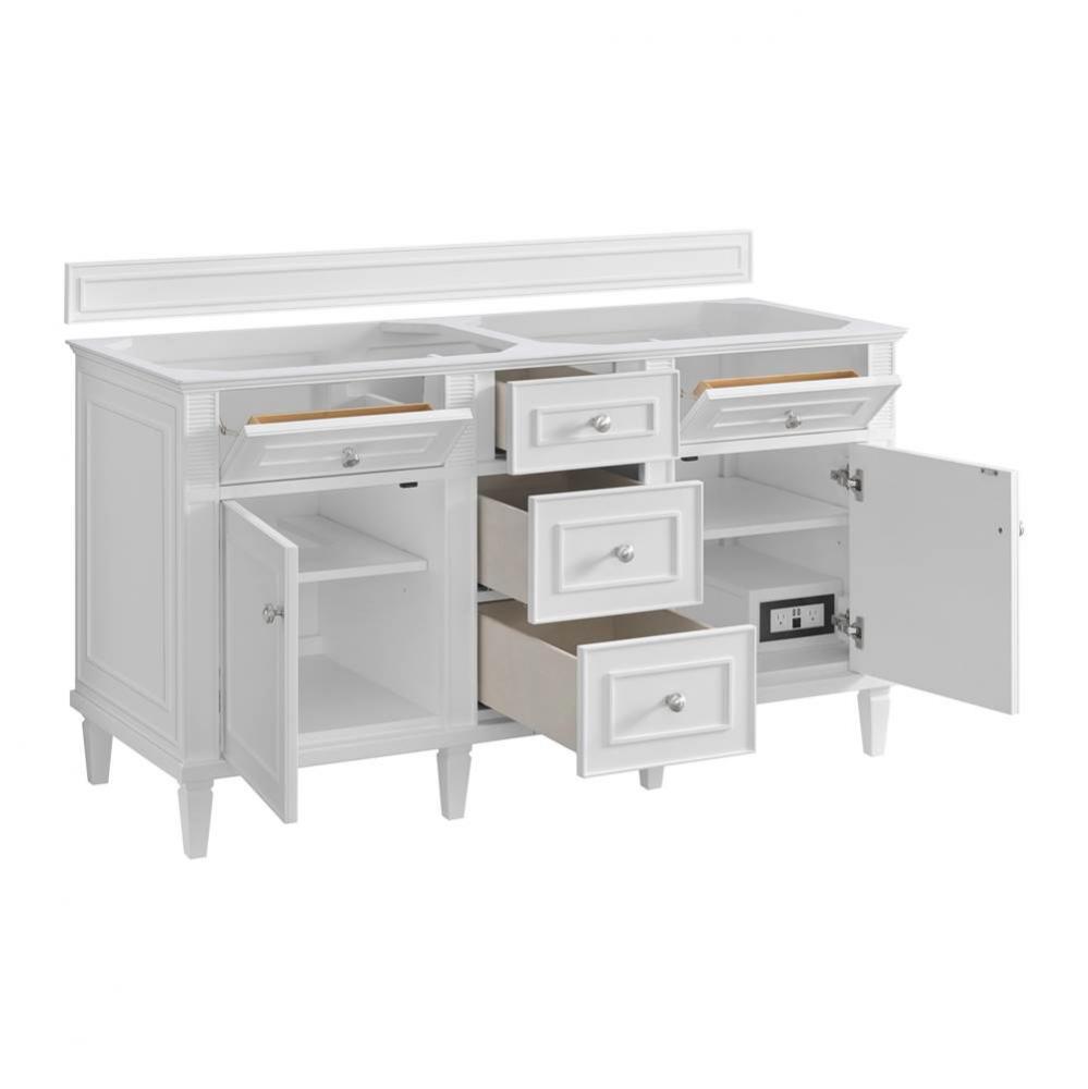 Lorelai 60&apos;&apos; Double Vanity, Bright White