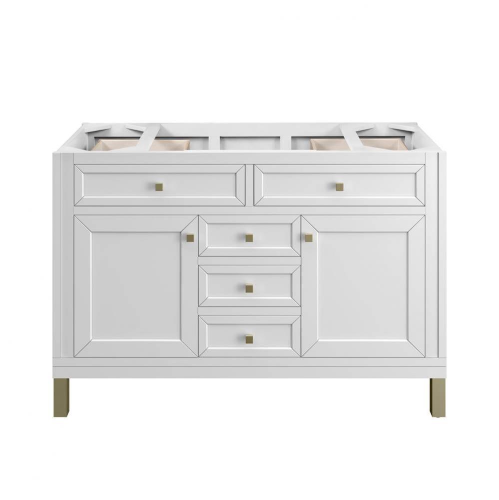 Chicago 48&apos;&apos; Single Vanity Cabinet, Glossy White