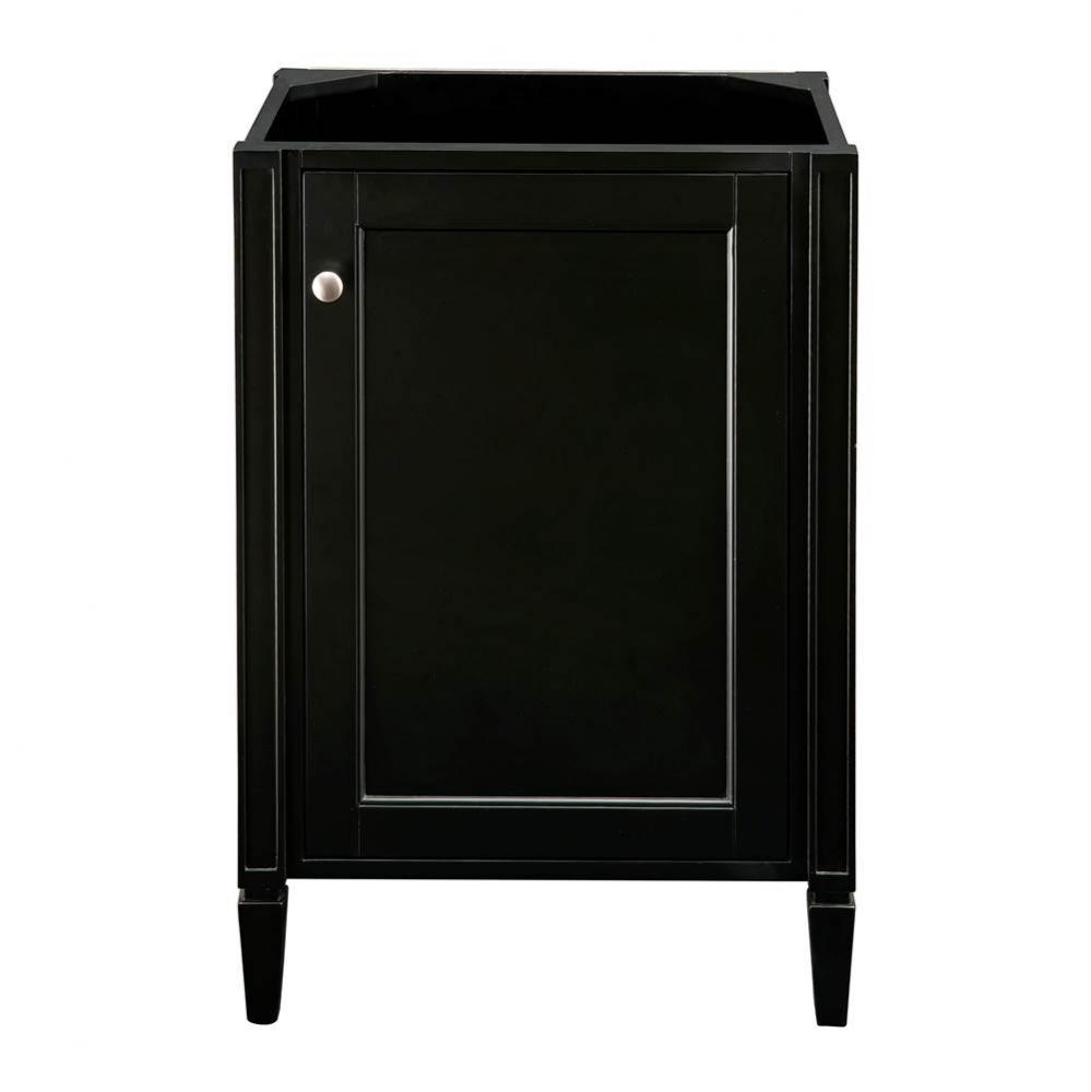 Britannia 24&apos;&apos; Single Vanity Cabinet, Black Onyx