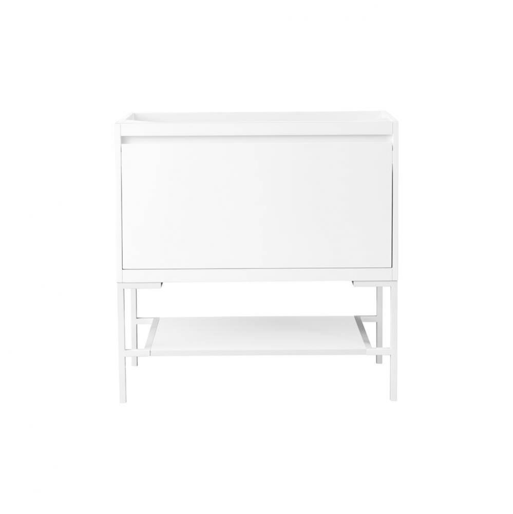 Mantova 35.4&apos;&apos; Single Vanity Cabinet, Glossy White