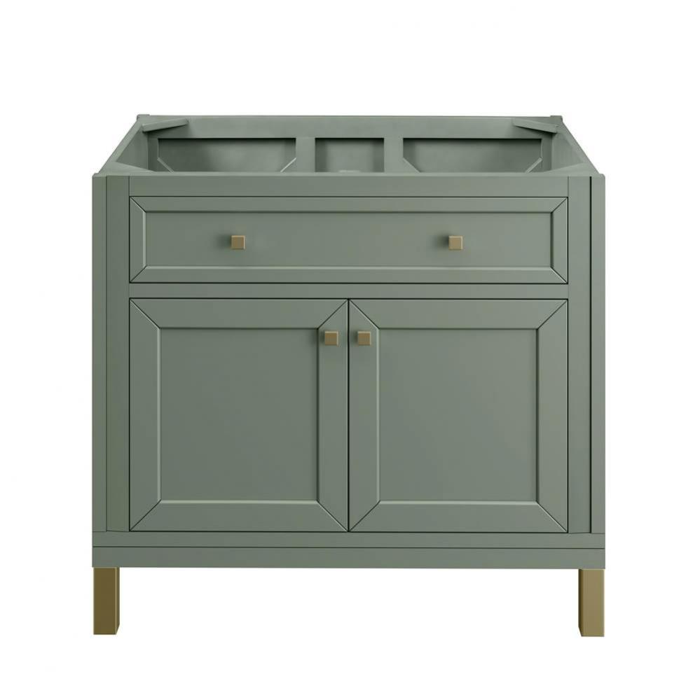 Chicago 36&apos;&apos; Single Vanity Cabinet, Smokey Celadon