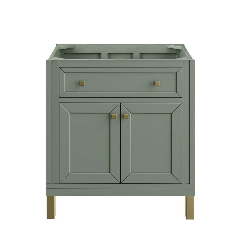 Chicago 30&apos;&apos; Single Vanity Cabinet, Smokey Celadon