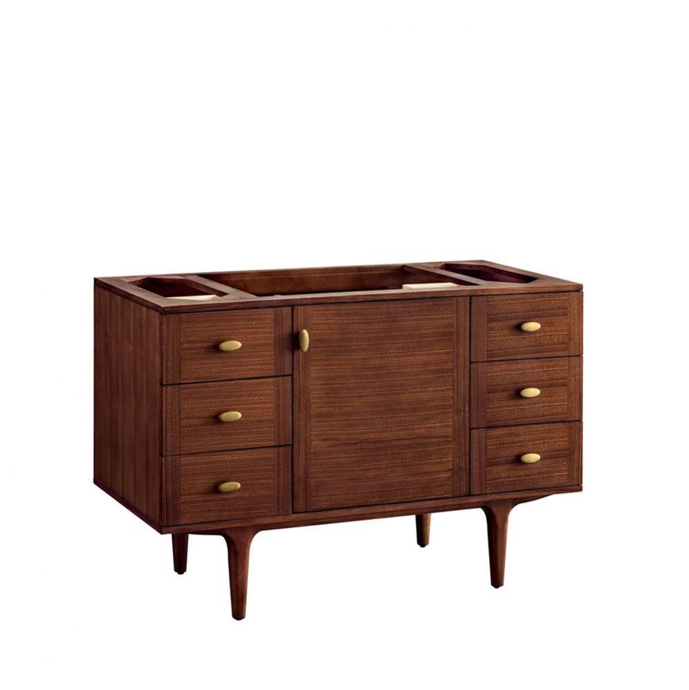 Amberly 48&apos;&apos; Single Vanity Cabinet, Mid-Century Walnut