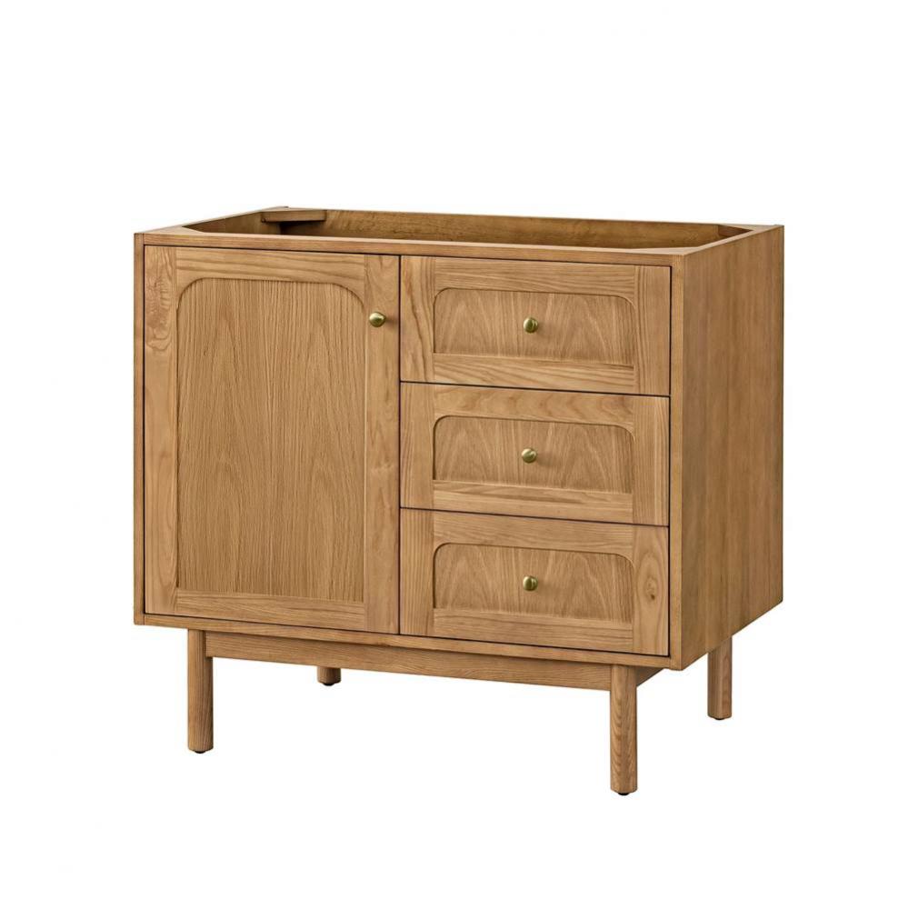 Laurent 36&apos;&apos; Single Vanity Cabinet, Light Natural Oak