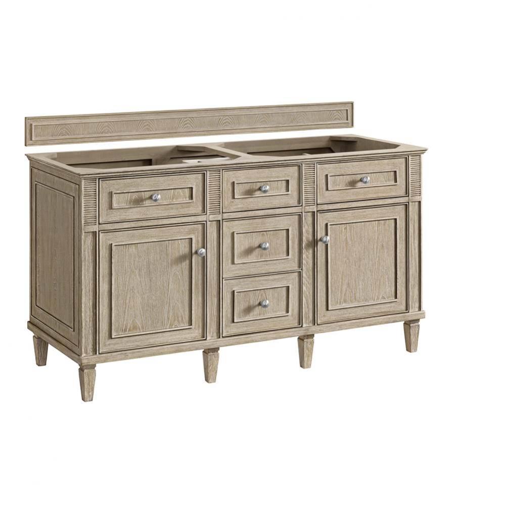 Lorelai 60&apos;&apos; Double Vanity, Whitewashed Oak