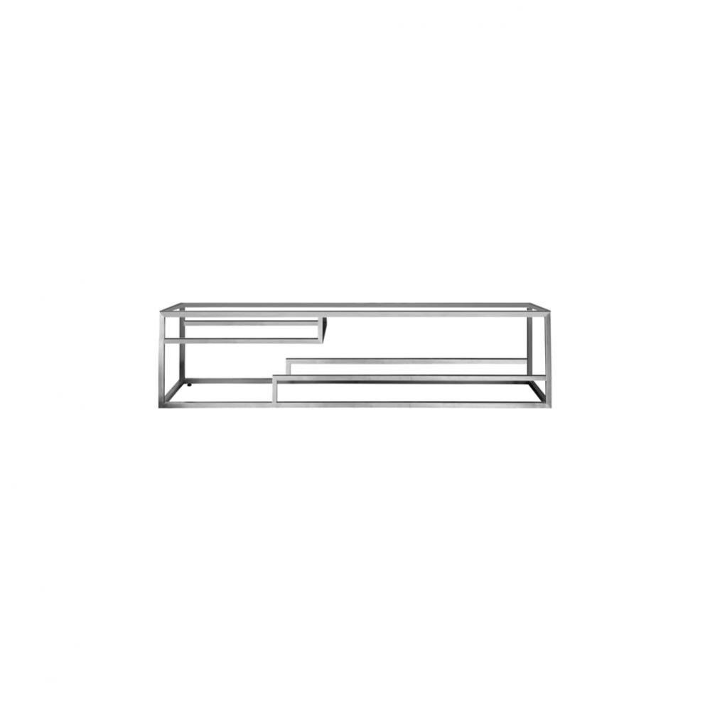 72&apos;&apos; Cabinet base for Columbia Cabinets, Satin Nickel