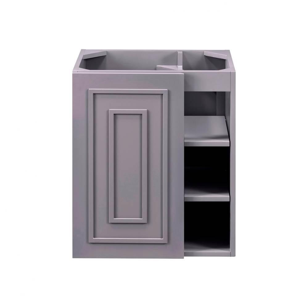 Alicante&apos; 24&apos;&apos; Single Vanity Cabinet, Grey Smoke