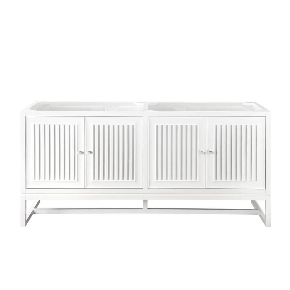 Athens 72&apos;&apos; Double Vanity Cabinet, Glossy White